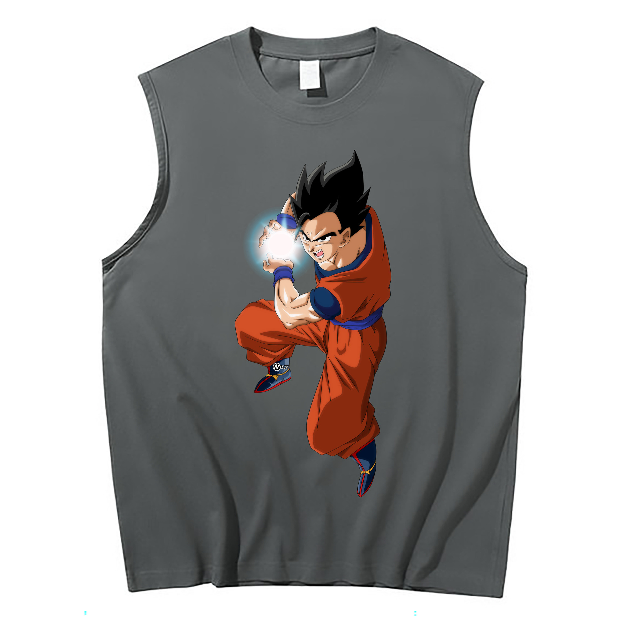 （画像用） ドラゴンボール 孫 悟飯（そんごはん）DRAGON BALL Son Gohan コットン100％タンクトップ（フロントプリント）